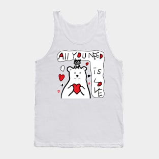 all you need is love Tank Top